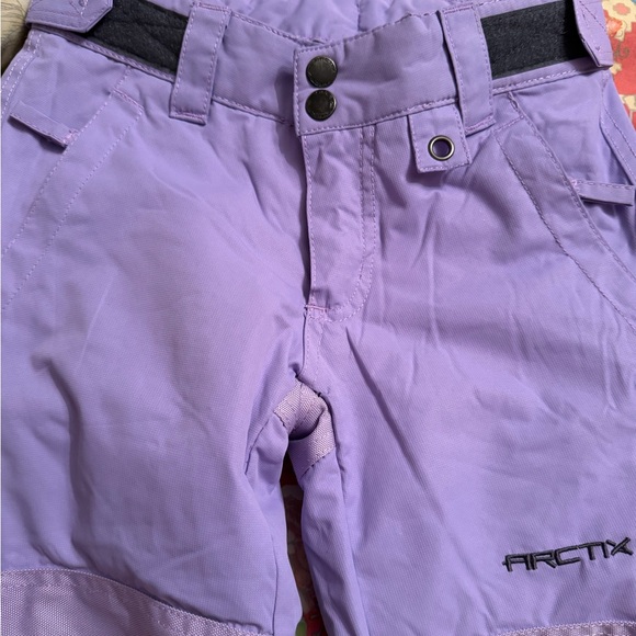 Purple Snow Pants Arctic XS Kids 6/7 - Picture 2 of 8